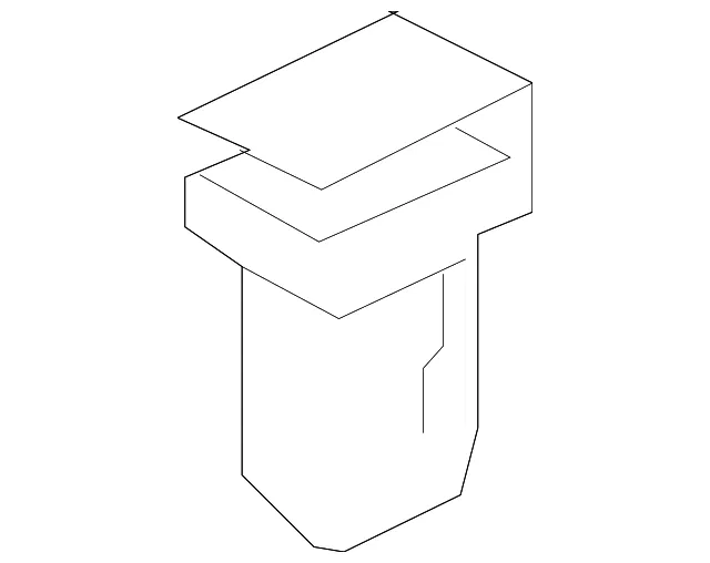 Upper Quarter Trim Clip - Mazda (bhn968162)