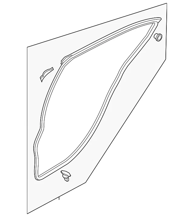 Door Weather-Strip - Mazda (bhn972760c)