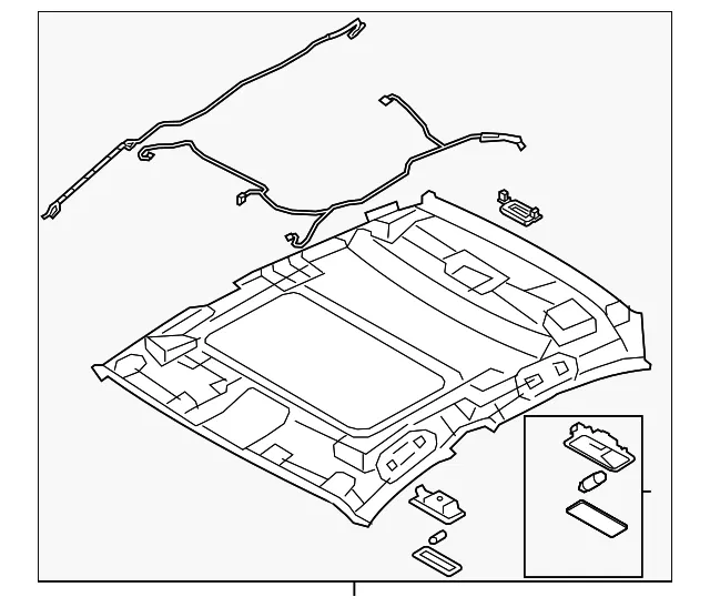 Headliner - Mazda (bhp36803zk75)