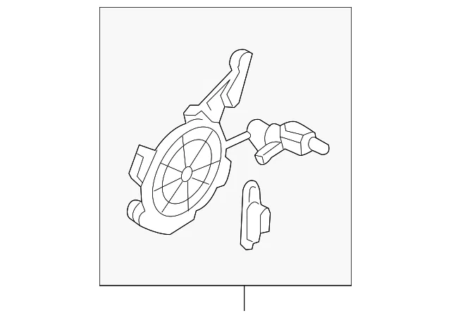 HVAC Mode Door Lever Link - Mazda (bhs261a30)