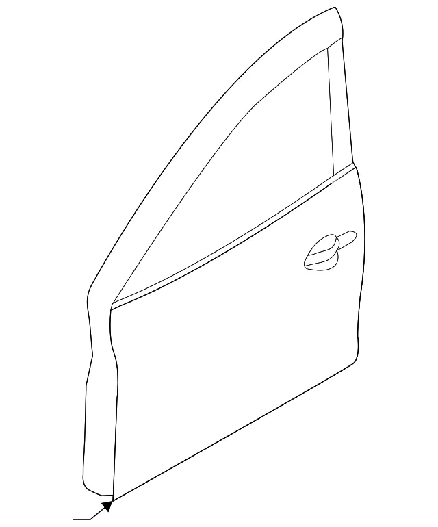 Door Shell - Mazda (bhy05802xf)