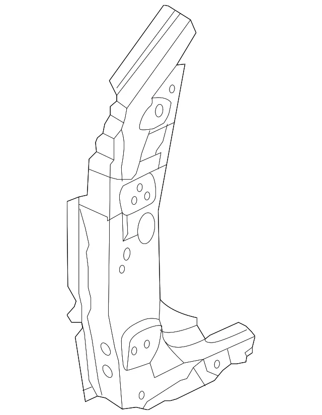 Body A-Pillar Reinforcement - Mazda (bhy171030)