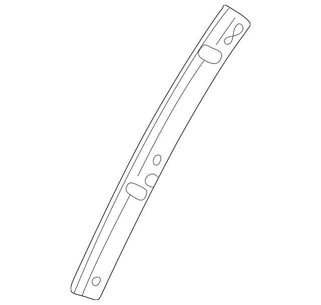 Body A-Pillar Trim Panel Bracket - Mazda (bj0e683cxa)