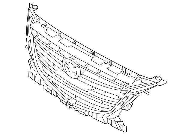 Grille - Mazda (bjd350712d)