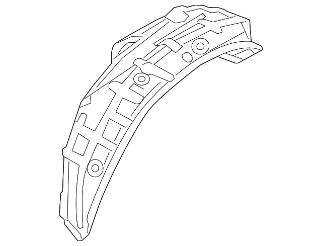 Quarter Panel Splash Shield - Mazda (bjs7561j1a)