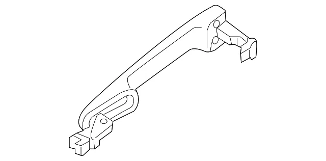 Exterior Door Handle - Mazda (bjs85841x2m)