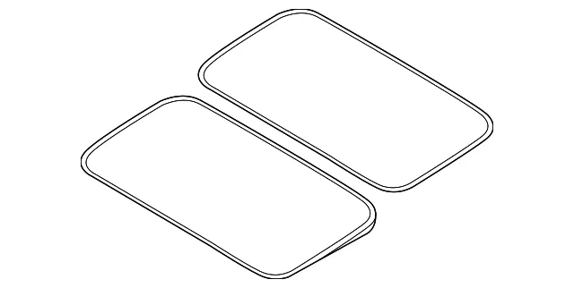 Sunroof Glass - Mazda (bjs869810)