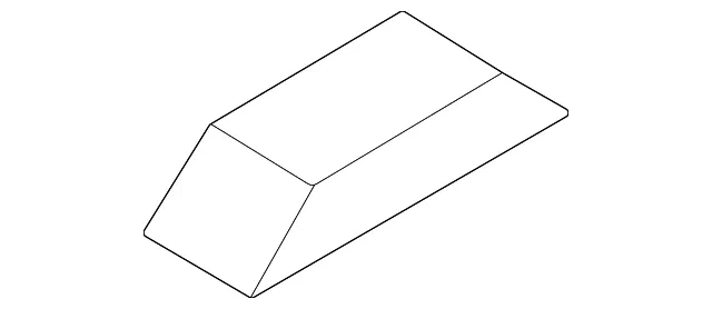 Lift Gate Glass Spacer - Mazda (bjt650897)