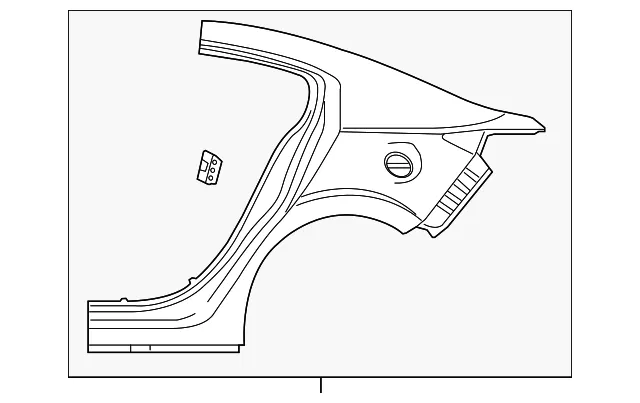 Quarter Panel - Mazda (bjy77141x)