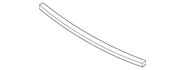 Radiator Support Air Deflector Seal - Mazda (blf2502g1)