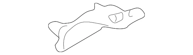 Roof Luggage Carrier Side Rail Bracket - Mazda (bn5w51t23)