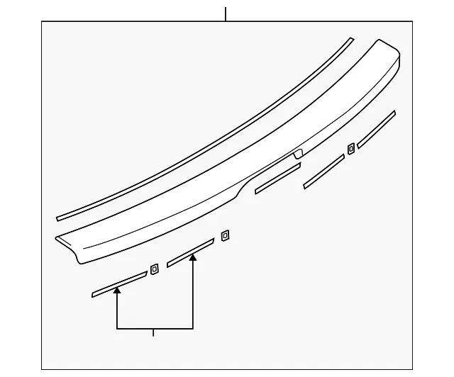 Spoiler Assembly - Mazda (bn8v51960b97)