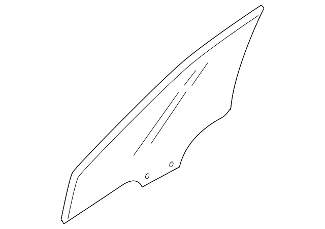 Door Glass - Mazda (bp4k58511c)