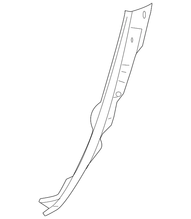 Interior Quarter Panel Trim Panel - Mazda (bp4k68770e30)