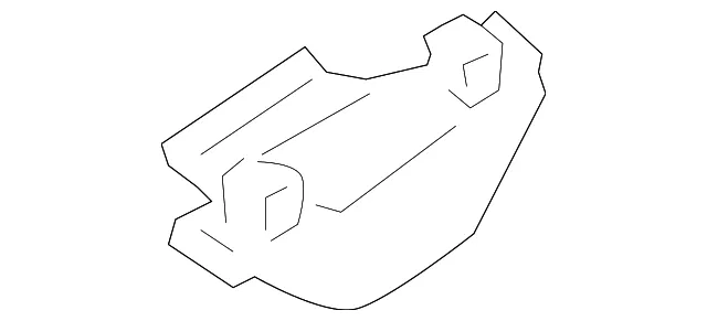 Quarter Panel Trim Panel Clip - Mazda (bp4k68ad2)