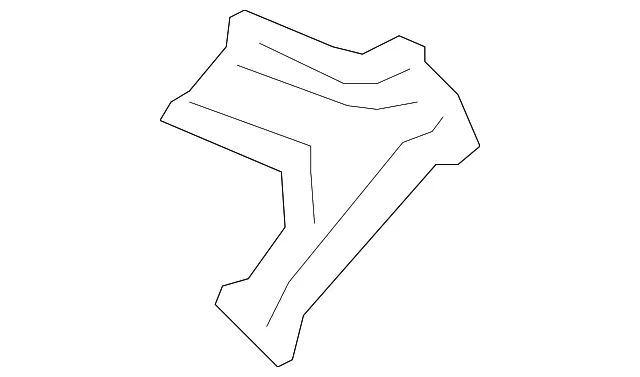 Body A-Pillar Reinforcement - Mazda (bp4k70244b)