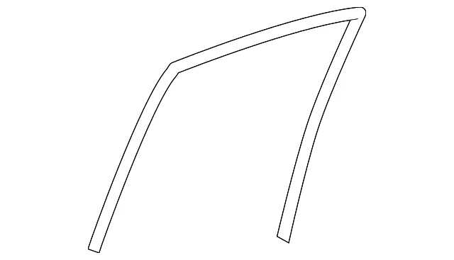 Window Channel - Mazda (bp4k72605a)