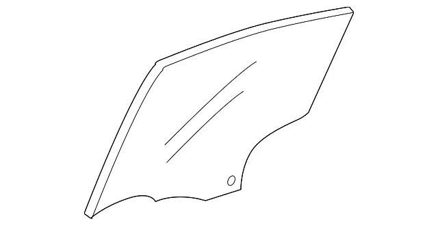 Door Glass - Mazda (bp4k73511d)
