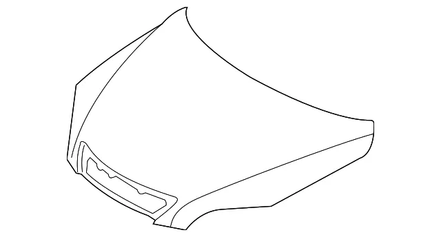 Hood Panel - Mazda (bpyk5231xb)