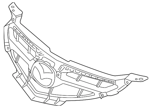 Grille Assembly - Mazda (br5v50710b12)