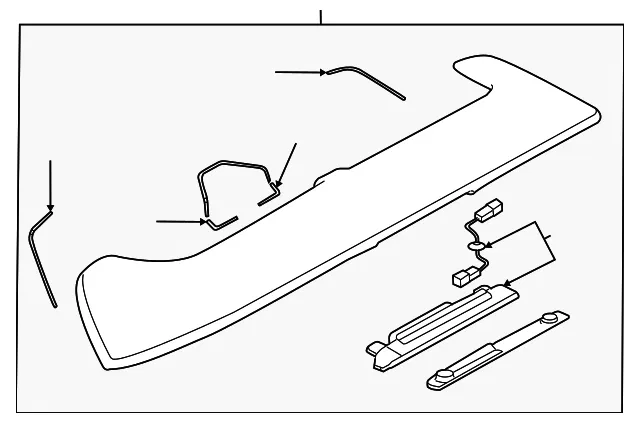 Spoiler Assembly - Mazda (br6c51960d24)