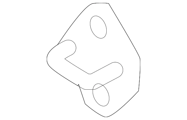 Door Lock Striker Plate - Mazda (c23572361c)