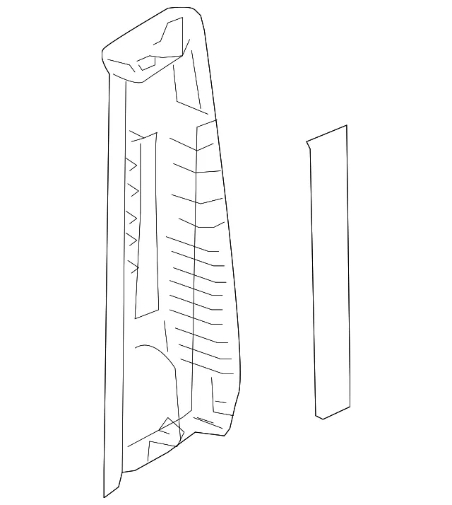 Door Pillar Post Trim Set - Mazda (c23668190d77)