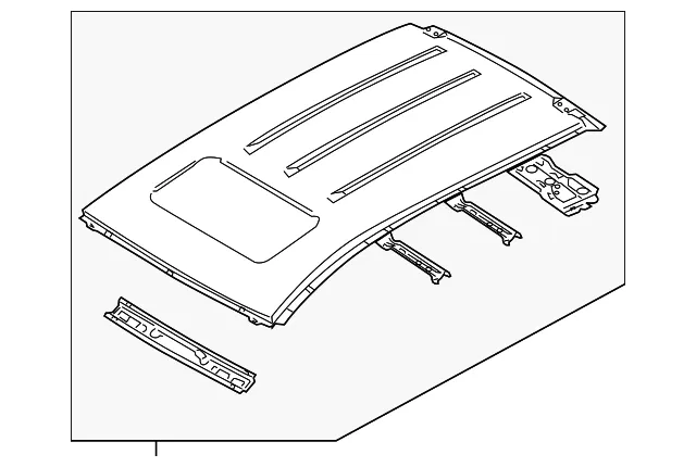 Roof Assembly - Mazda (c23870600)