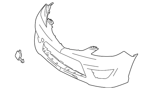 Bumper Cover - Mazda (c2y15003xabb)