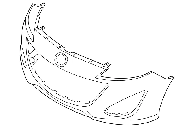 Bumper Cover - Mazda (c51350031bbb)