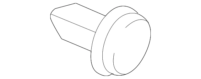 Outer Molding Clip - Mazda (c51350714)