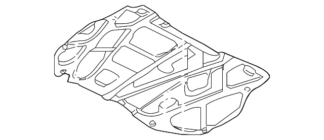 Hood Insulation Pad - Mazda (c51356681)