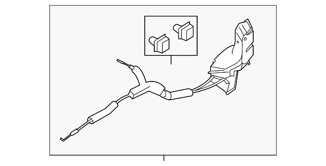 Sliding Door Latch - Mazda (c51373310c)