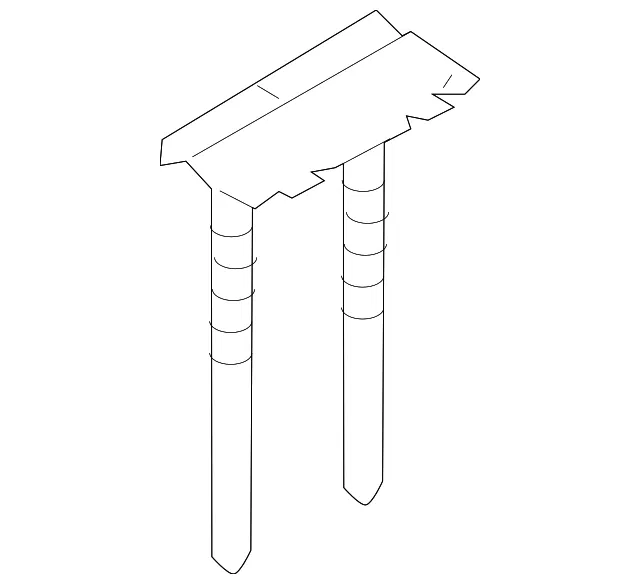 Roof Molding Retainer Clip - Mazda (cc54509h4c)