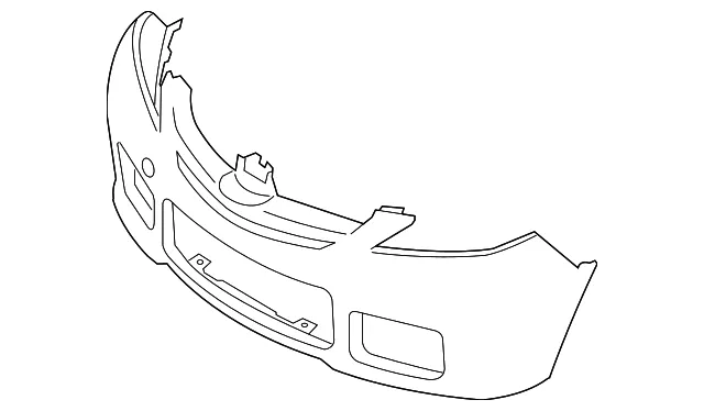 Bumper Cover - Mazda (ccz35003xbb)