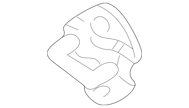 Door Lock Striker Plate - Mazda (cd7358361a)