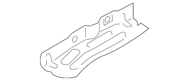 Bumper Cover Spacer Panel - Mazda (cg3656061a)