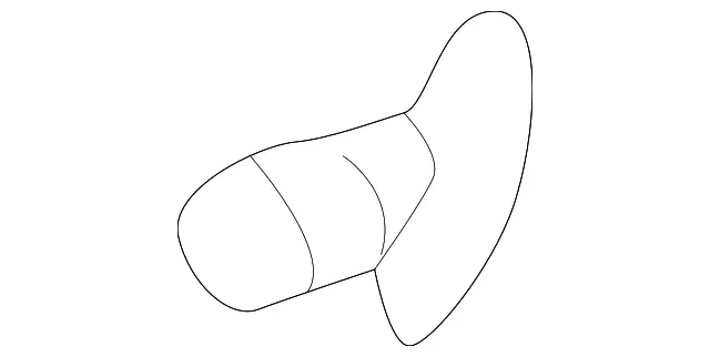 Door Weather-Strip Fastener - Mazda (d06158763)