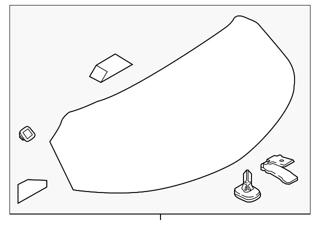 Lift Gate Glass - Mazda (d10e63930)