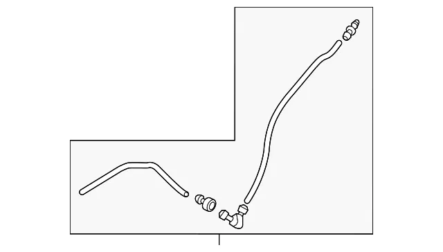 Windshield Washer Hose - Mazda (d10e674f0a)