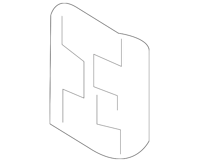Center Pillar Reinforced Nut Plate - Mazda (d3507046x)