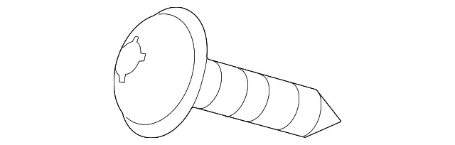 Handle Base Screw - Mazda (d65158304)