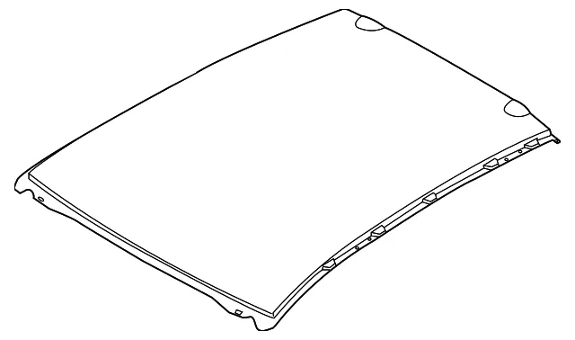 Roof Panel - Mazda (d6y17060x)