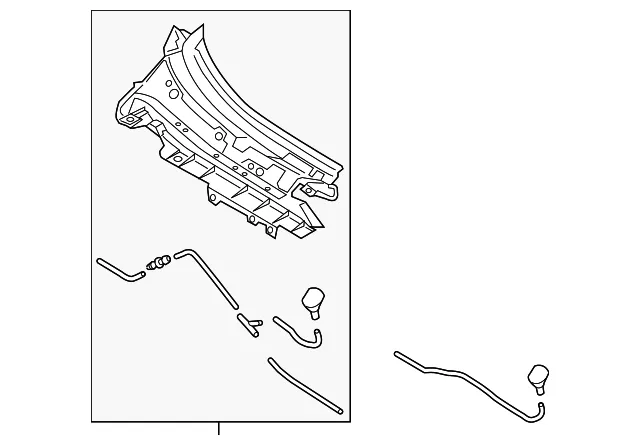 Cowl Grille Panel - Mazda (db2w507r0g)