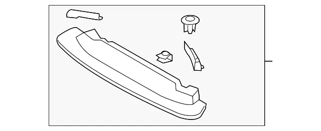 Bumper Cover Reinforcement - Mazda (db4f500s0)
