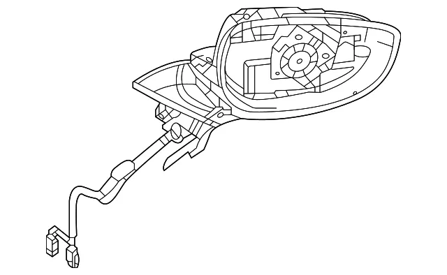 Body(L) Door Mirror - Mazda (dcwp69181a)
