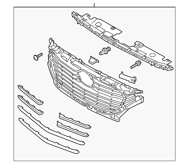 Grille Assembly - Mazda (dewa50710)