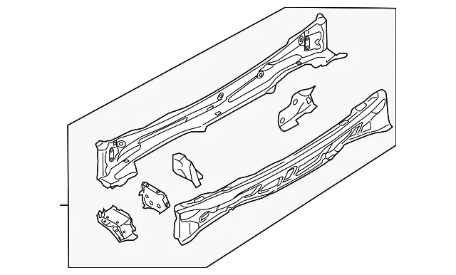 Cowl Grille Panel - Mazda (df7153500b)