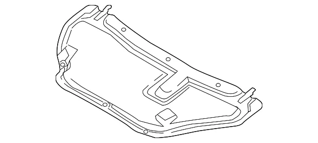 Hood Insulation Pad - Mazda (df7856681c)