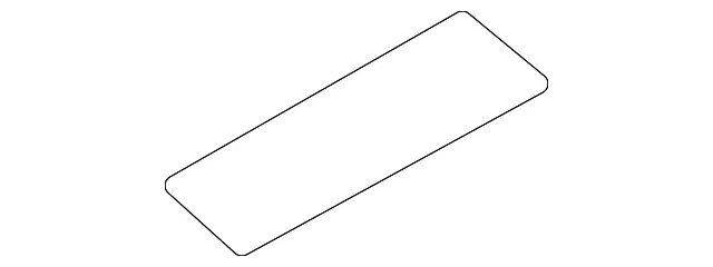 Rear Spoiler Insulator - Mazda (dfr551979)